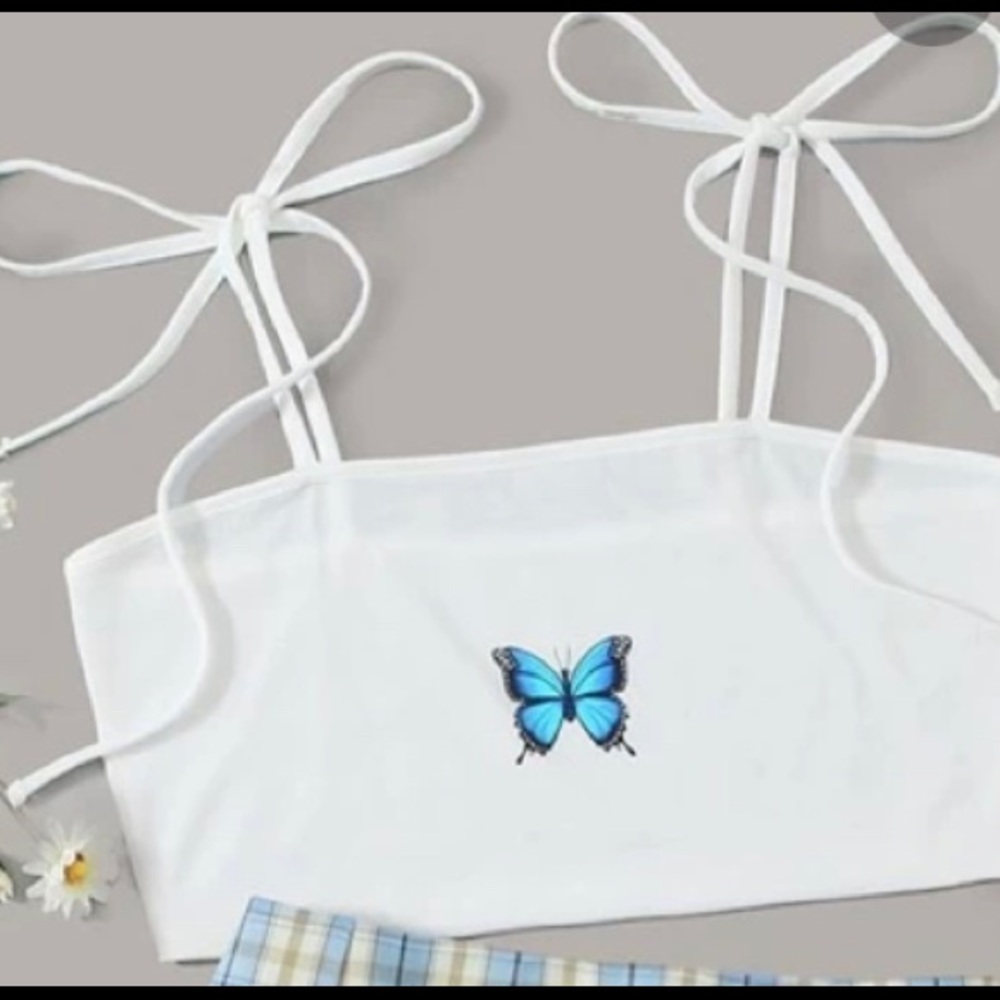 Butterfly Crop Top 🦋